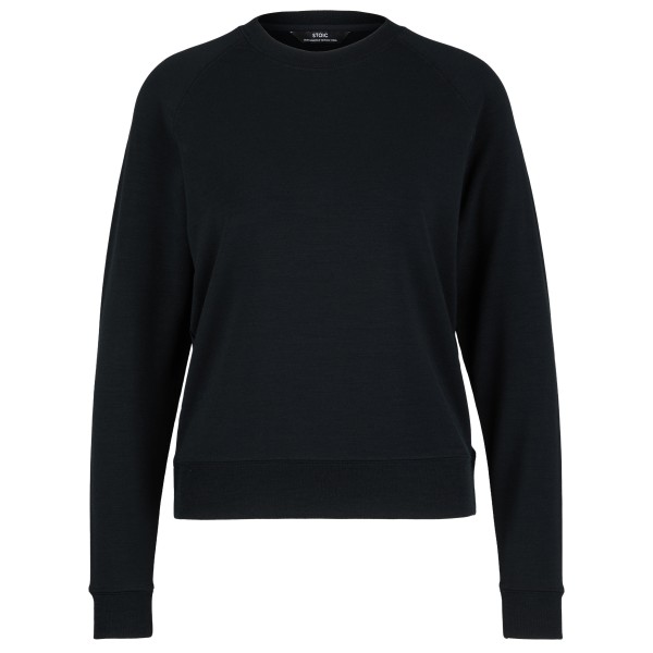 Stoic - Women's MerinoTerry285 AlavaaraSt. Crew Pullover - Merinopullover Gr XXL schwarz von Stoic