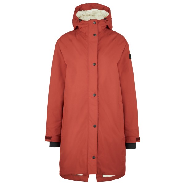 Stoic - Women's Mountainwool MMXX UppsalaSt. Oversized Coat - Mantel Gr S rot von Stoic