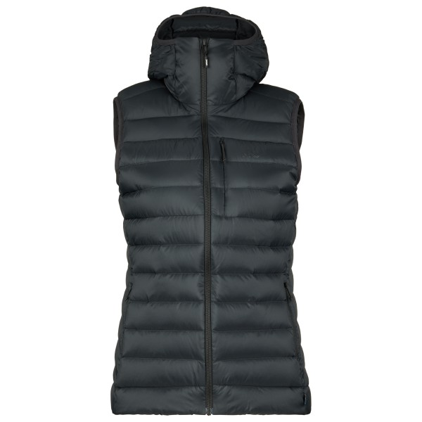 Stoic - Women's PerformanceDown SalmiSt. Vest with Hood - Daunenweste Gr 3XL schwarz/grau von Stoic