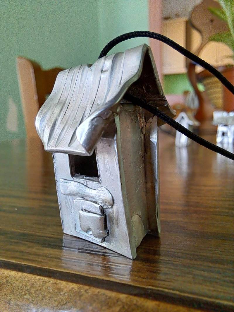 Haus Anhänger, Sterling Silber, Schmuck Geschenke, Handgemachter Schmuck, Sweet Home von StoixeioJewelry