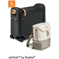 JETKIDS™ BY STOKKE® Aufsitzkoffer BedBox™ mit Crew BackPack™ Black von Stokke