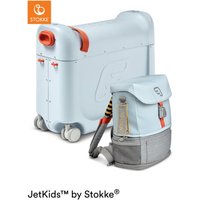 JETKIDS™ BY STOKKE® Aufsitzkoffer BedBox™ mit Crew BackPack™ Blue von Stokke