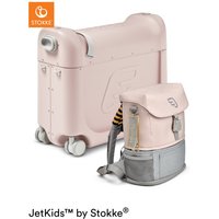 JETKIDS™ BY STOKKE® Aufsitzkoffer BedBox™ mit Crew BackPack™ Pink von Stokke