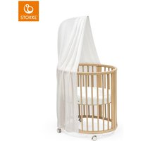 STOKKE® Sleepi™ Mini V3 natur inkl. Matratze, Himmel und Himelstange von Stokke