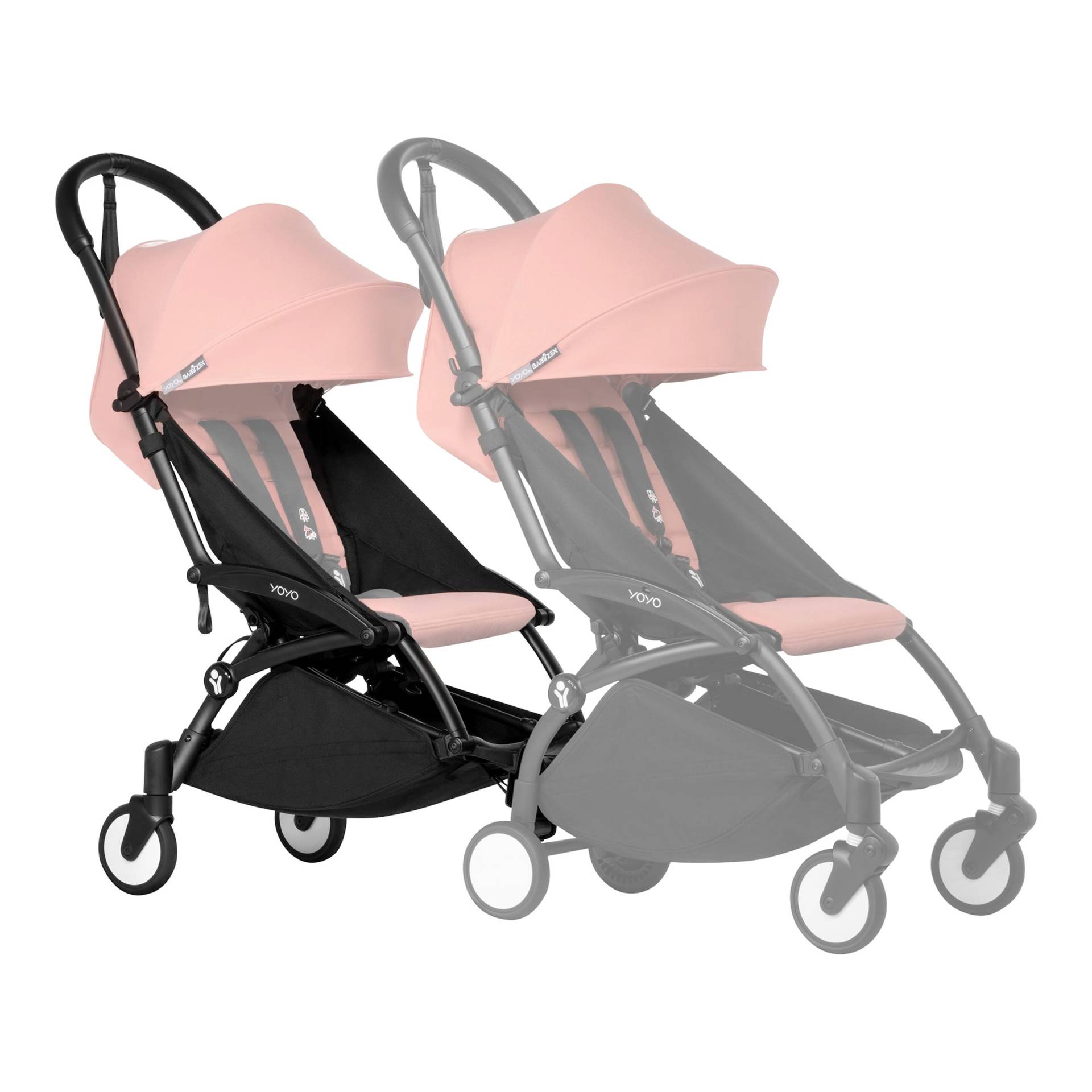 Babyzen Erweiterungsset YOYO connect für YOYO2 zum Doppelkinderwagen schwarz von Babyzen