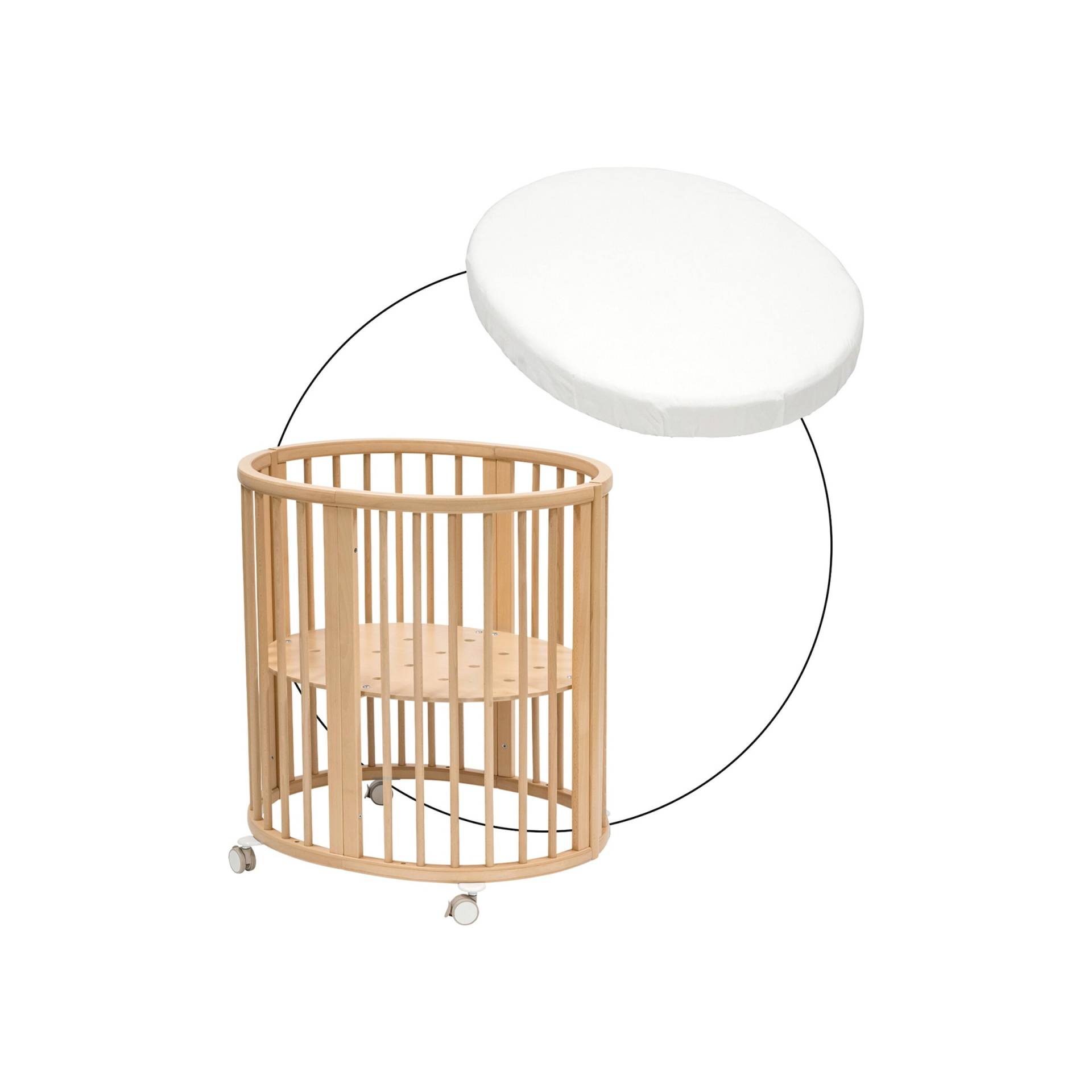 Stokke® Sleepi™ Bundle Sleepi Mini inkl. Matratze und Spannbetttuch von Stokke