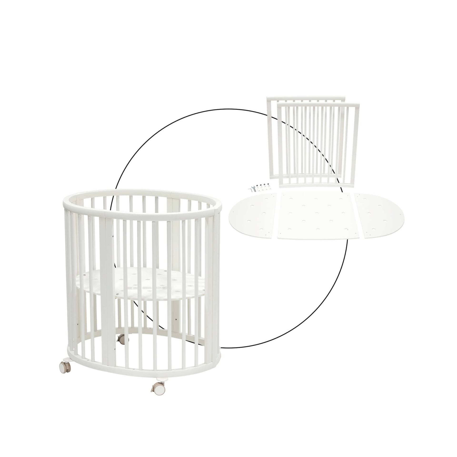 Stokke® Sleepi™ Bundle Sleepi Mini inkl. Umbausatz zum Kinderbett Sleepi von Stokke