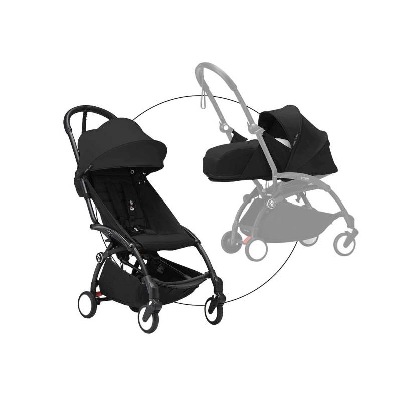 Stokke® yoyo3 Buggy inkl. Neugeborenenset schwarz von Stokke