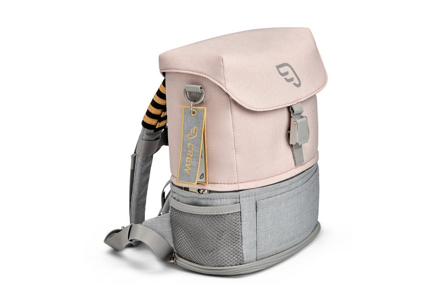 Kinderrucksack JetKids by Stokke Crew Backpack - Erweiterbarer Rucksack für Kinder von 2 bis 7 Jahre im kindgerechten Reise-Design von Stokke