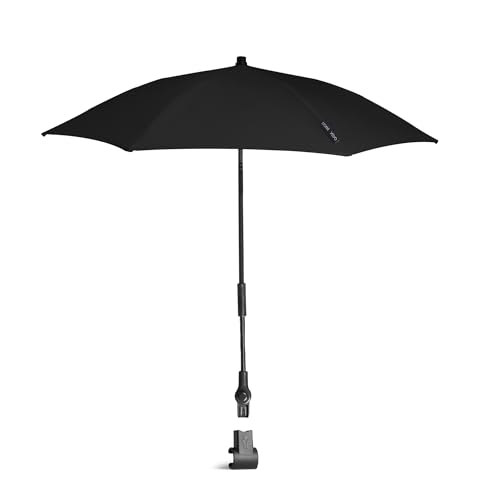 Stokke YOYO Sonnenschirm, Schwarz - UPF 50+ Schutz, verbesserte Deckkraft - Verwendung auf YOYO Kinderwagen mit 0+ Neugeborenen Set, Liegewanne oder 6+ Textilset von Stokke