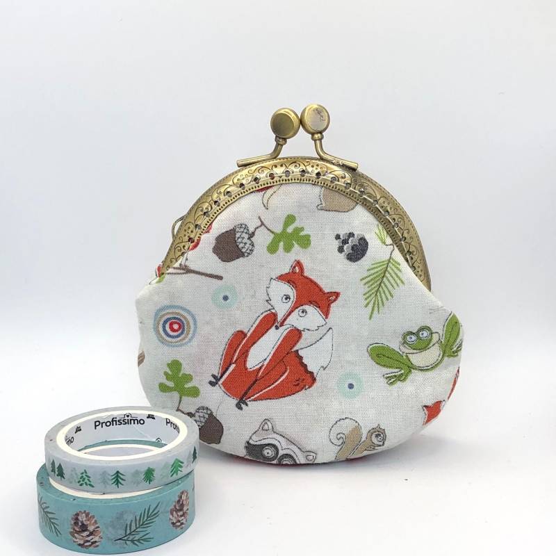 Clasp Coin Purse/Kiss Clasp Women Gift For Friend Coworker /Gift Colleague von StoltzLaden