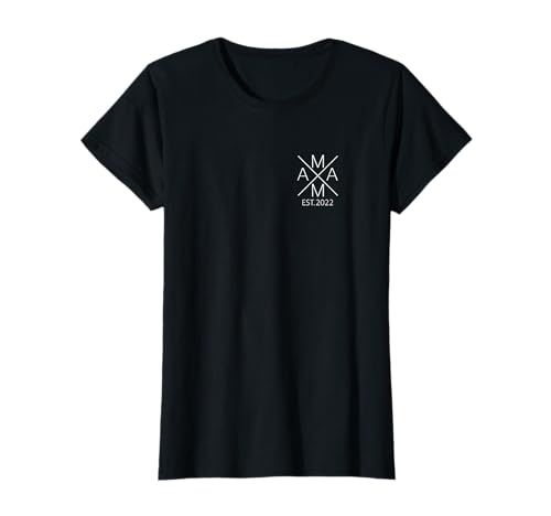 Mama est. 2022 Mutter seit 2022 Mama 2022 T-Shirt von Stolze Eltern Design Mama Papa Est.