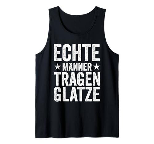Echte Männer tragen Glatze mit Stolz und Selbstbewusstsein Tank Top von Stolze Glanzköpfige Legenden Outfits Und Geschenke