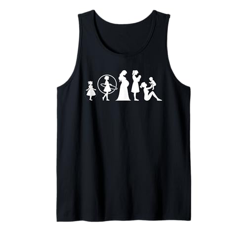 Evolution Mutter Mutterschaft Mama Elternteil Muttertag Tank Top von Stolze Mama Evolution Liebevolle Mama Mommy Mutter