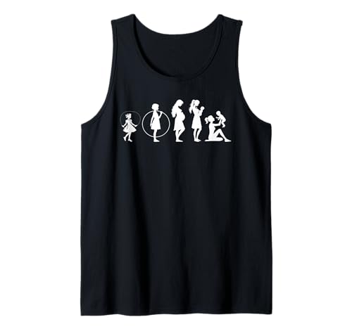 Evolution Mutter Mutterschaft Mama Elternteil Muttertag Tank Top von Stolze Mama Evolution Liebevolle Mama Mommy Mutter