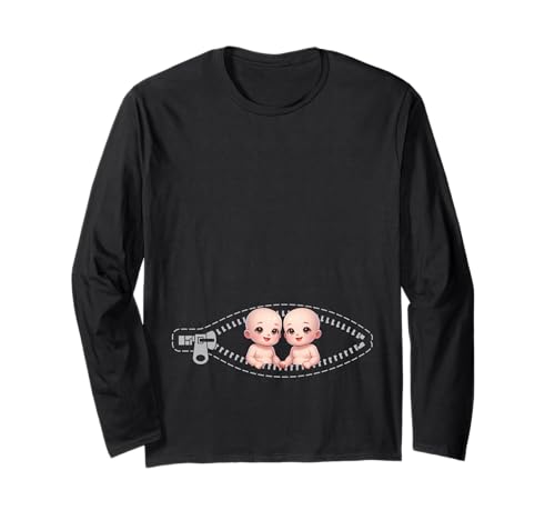 Zwillingsmutter Mama Muttertag Zwillinge Sohn Tochter Langarmshirt Zwillingsmutter Mama Muttertag Zwillinge Sohn Tochter Langarmshirt von Stolze Mama Liebevolle Zwillingsmama Mutter Mommy