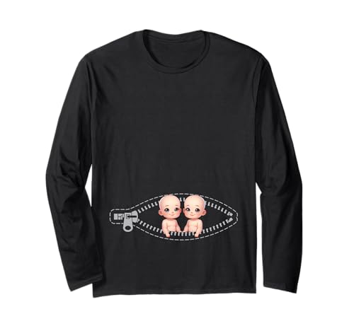 Zwillingsmutter Mama Muttertag Zwillinge Sohn Tochter Langarmshirt Zwillingsmutter Mama Muttertag Zwillinge Sohn Tochter Langarmshirt von Stolze Mama Liebevolle Zwillingsmama Mutter Mommy