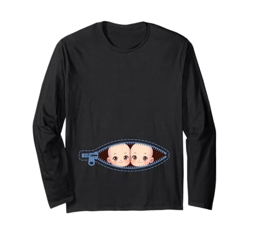 Zwillingsmutter Mama Muttertag Zwillinge Sohn Tochter Langarmshirt Zwillingsmutter Mama Muttertag Zwillinge Sohn Tochter Langarmshirt von Stolze Mama Liebevolle Zwillingsmama Mutter Mommy