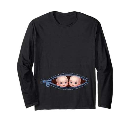 Zwillingsmutter Mama Muttertag Zwillinge Sohn Tochter Langarmshirt Zwillingsmutter Mama Muttertag Zwillinge Sohn Tochter Langarmshirt von Stolze Mama Liebevolle Zwillingsmama Mutter Mommy