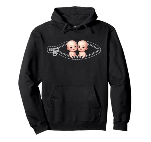 Zwillingsmutter Mama Muttertag Zwillinge Sohn Tochter Pullover Hoodie von Stolze Mama Liebevolle Zwillingsmama Mutter Mommy