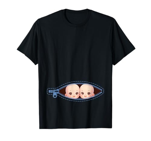 Zwillingsmutter Mama Muttertag Zwillinge Sohn Tochter T-Shirt von Stolze Mama Liebevolle Zwillingsmama Mutter Mommy