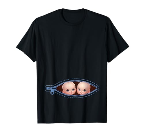 Zwillingsmutter Mama Muttertag Zwillinge Sohn Tochter T-Shirt von Stolze Mama Liebevolle Zwillingsmama Mutter Mommy
