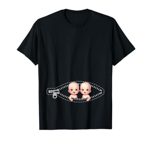 Zwillingsmutter Mama Muttertag Zwillinge Sohn Tochter T-Shirt von Stolze Mama Liebevolle Zwillingsmama Mutter Mommy
