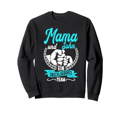Mama Und Sohn Ein Unschlagbares Team Muttertag Partnerlook Sweatshirt von Stolze Mama Liebevoller Sohn Mama Mommy Mutter