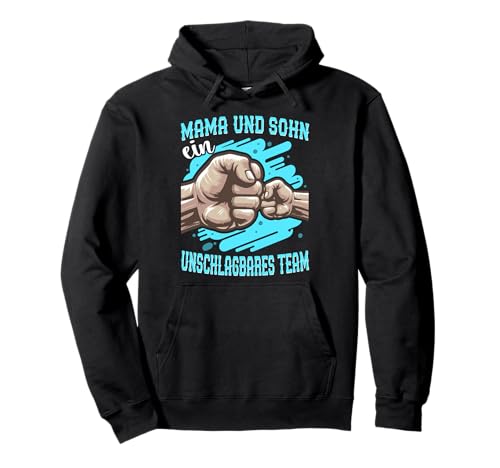 Mama Und Sohn Unschlagbares Team Muttertag Partnerlook Pullover Hoodie von Stolze Mama Liebevoller Sohn Mama Mommy Mutter