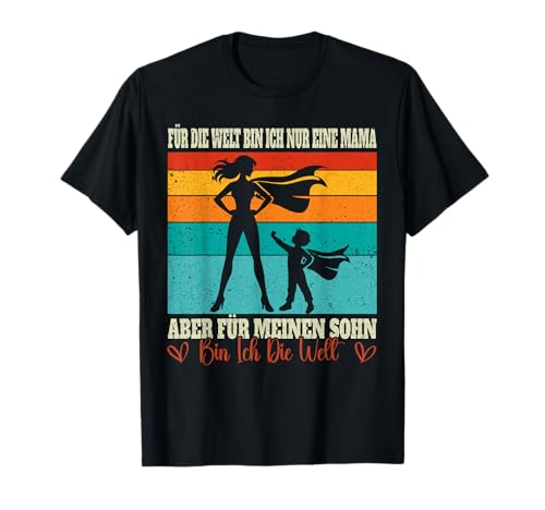 Stolze Mama Eines Sohnes Muttertag Mutter Spruch Sohn Lustig T-Shirt von Stolze Mama Liebevoller Sohn Mama Mommy Mutter