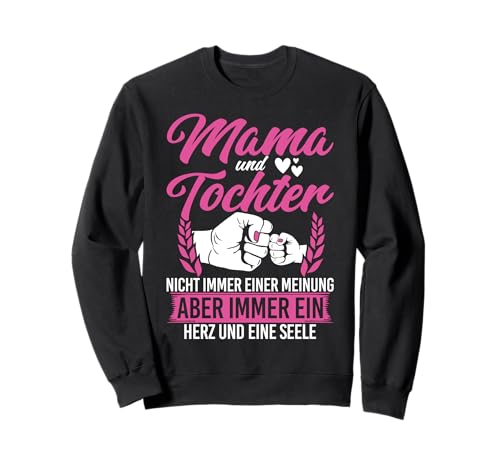 Mama Und Tochter Immer Ein Herz Und Seele Familie Mutter Sweatshirt von Stolze Mama Tochter Mami Muttertag Partnerlook