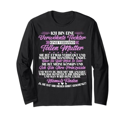 Mama Und Tochter Muttertag Spruch Partnerlook Muttertag Langarmshirt von Stolze Mama Tochter Mami Muttertag Partnerlook