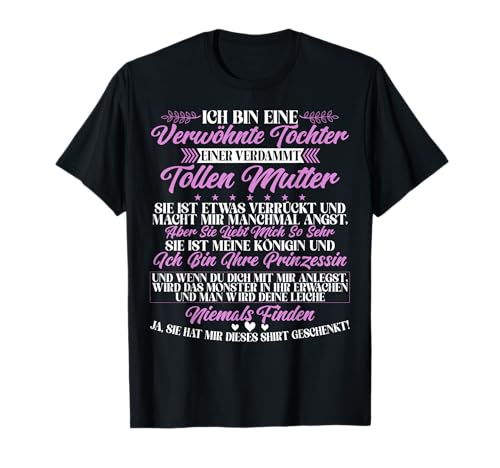 Mama Und Tochter Muttertag Spruch Partnerlook Muttertag T-Shirt von Stolze Mama Tochter Mami Muttertag Partnerlook