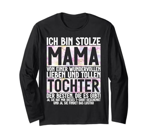 Stolze Mama Einer Liben Tochter Muttertag Partnerlook Langarmshirt von Stolze Mama Tochter Mami Muttertag Partnerlook