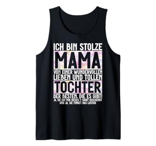 Stolze Mama Einer Liben Tochter Muttertag Partnerlook Tank Top von Stolze Mama Tochter Mami Muttertag Partnerlook