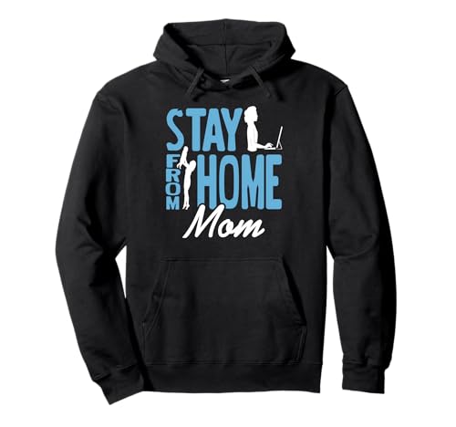Stay from Home Mama Lustiger Arbeits und Familien Humor Pullover Hoodie von Stolze Mütter Zwischen Job und Familie