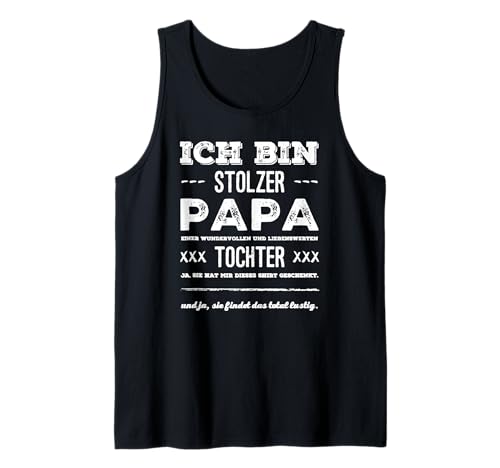 Herren Stolzer Papa Wundervolle Tochter Tank Top Herren Stolzer Papa Wundervolle Tochter Tank Top von Stolzer Papa Tochter
