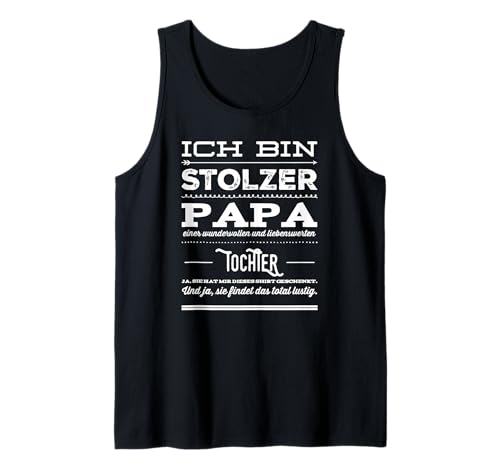 Herren Stolzer Papa Wundervolle Tochter Tank Top Herren Stolzer Papa Wundervolle Tochter Tank Top von Stolzer Papa Tochter