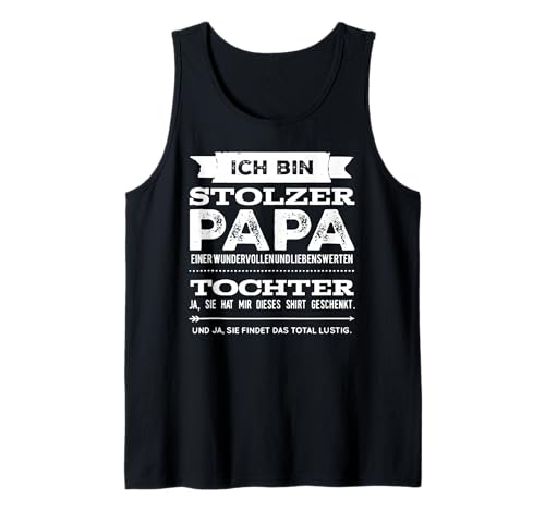 Herren Stolzer Papa Wundervolle Tochter Tank Top Herren Stolzer Papa Wundervolle Tochter Tank Top von Stolzer Papa Tochter