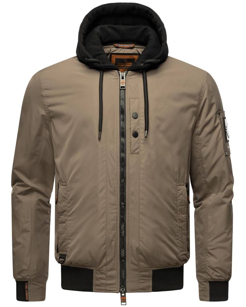 Stone Harbour Bomberjacke "Hoobo" mit Kapuze Stylische Herren Fliegerjacke mit abnehmbarer Innenjacke von Stone Harbour