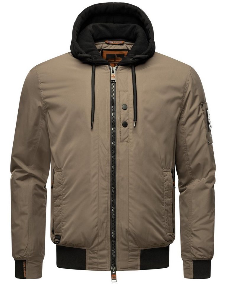 Stone Harbour Bomberjacke Hoobo Stylische Herren Fliegerjacke mit abnehmbarer Innenjacke von Stone Harbour