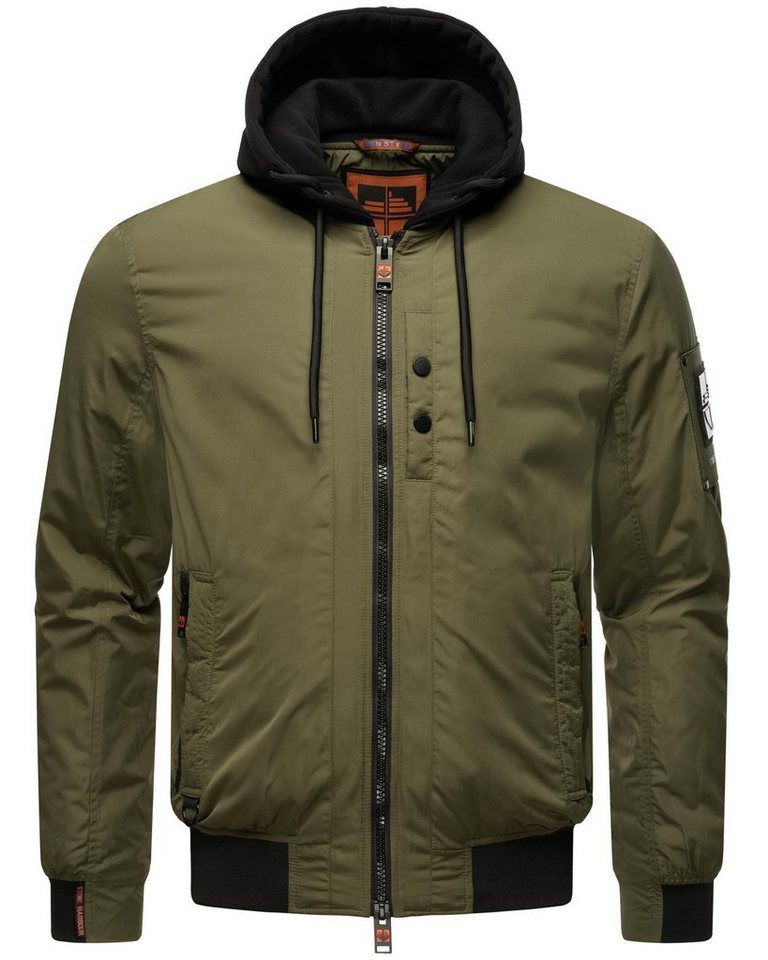 Stone Harbour Bomberjacke Hoobo Stylische Herren Fliegerjacke mit abnehmbarer Innenjacke von Stone Harbour