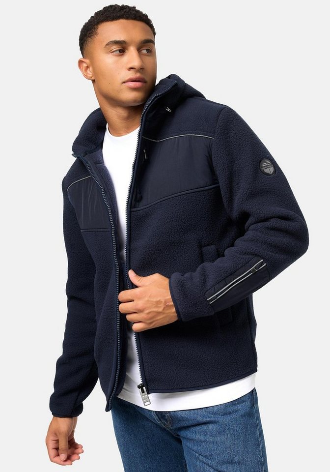 Stone Harbour Fleecejacke Illian Sportliche Herren Fleece-Outdoorjacke mit Kapuze von Stone Harbour