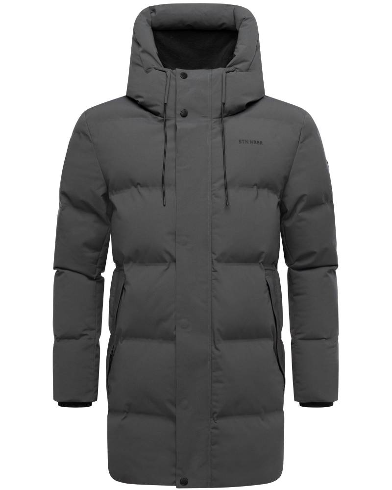 Stone Harbour Kurzmantel "Darianoo XX" Kurzer Herren Steppmantel mit Kapuze von Stone Harbour