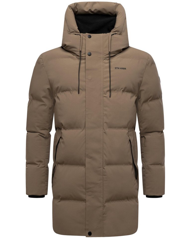 Stone Harbour Kurzmantel Darianoo XX Kurzer Herren Steppmantel mit Kapuze von Stone Harbour