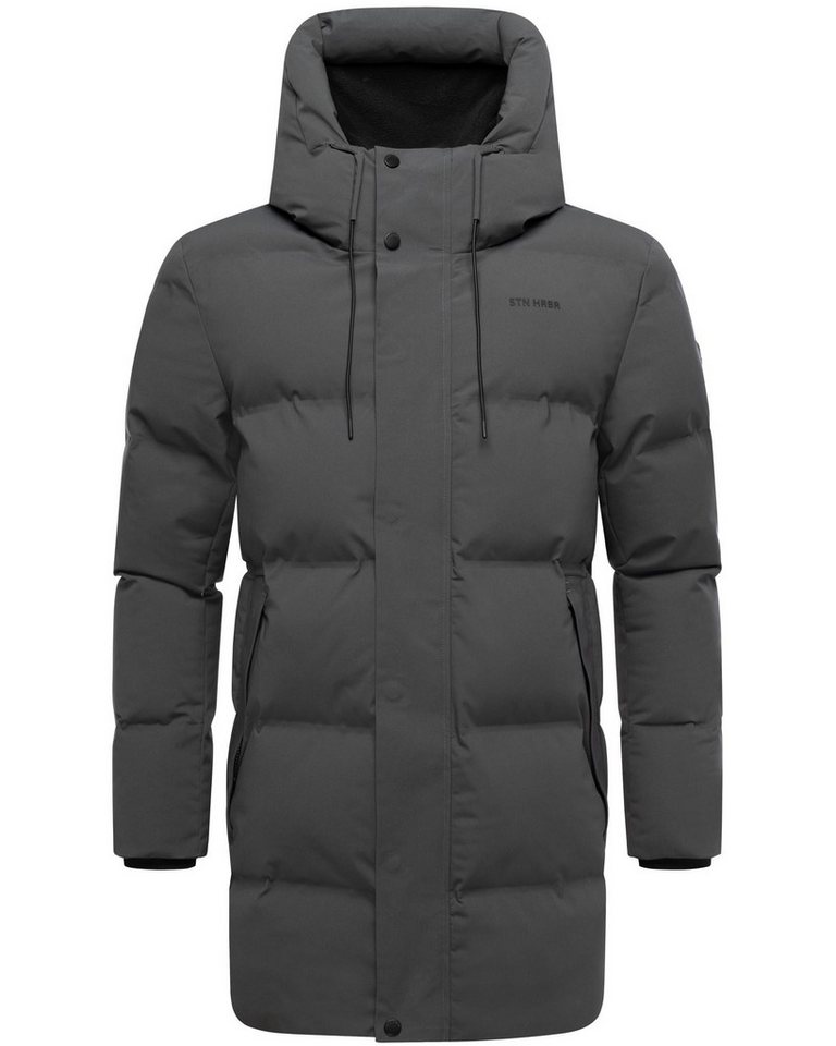 Stone Harbour Kurzmantel Darianoo XX Kurzer Herren Steppmantel mit Kapuze von Stone Harbour