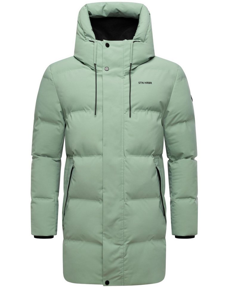 Stone Harbour Kurzmantel Darianoo XX Kurzer Herren Steppmantel mit Kapuze von Stone Harbour