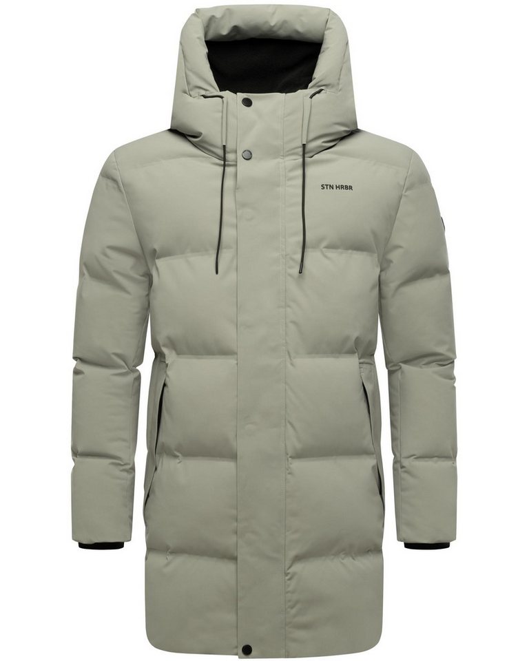 Stone Harbour Kurzmantel Darianoo XX Kurzer Herren Steppmantel mit Kapuze von Stone Harbour