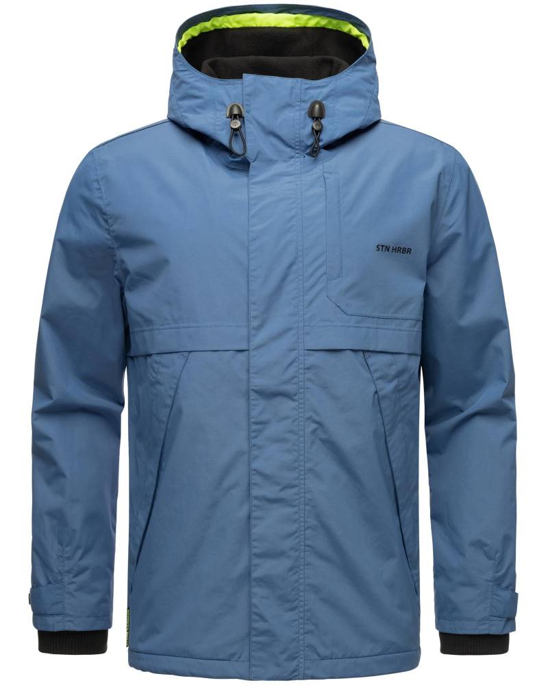 Stone Harbour Regenjacke "Zanjaar" mit Kapuze Herren Übergangsjacke mit Fleece-Futter von Stone Harbour