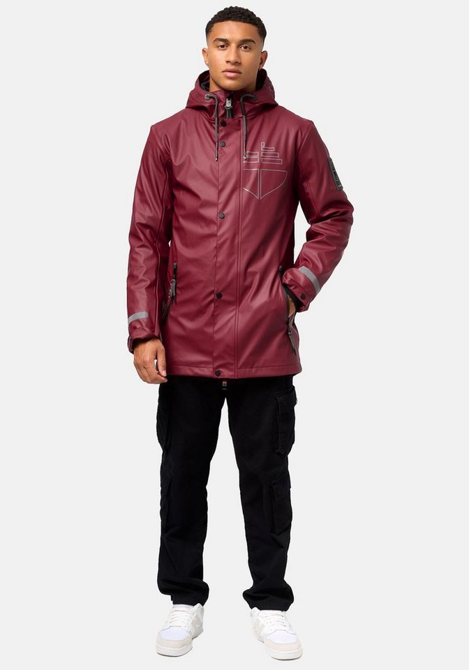 Stone Harbour Regenmantel Tamio Wasserdichter Herren Regenjacke mit langen Ärmeln von Stone Harbour